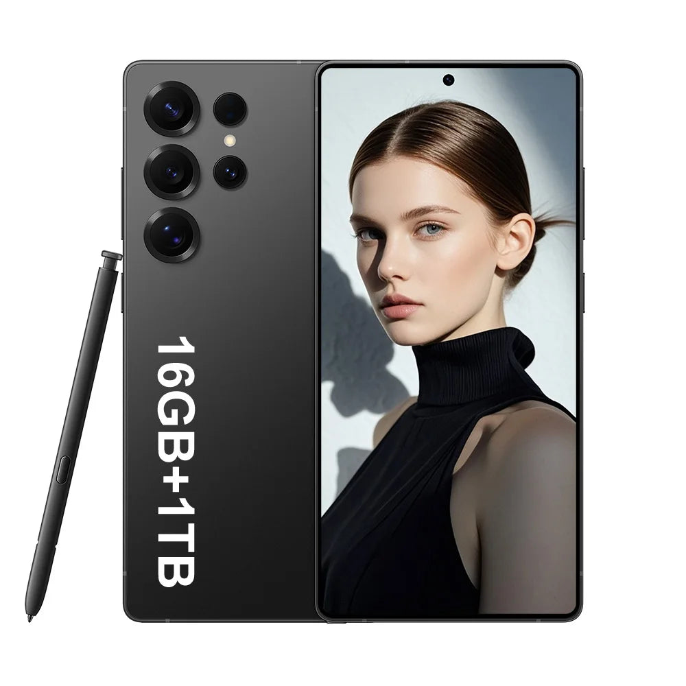 S25 Phone 14 Pro Max Unlocked 7.3 Snch 16GB + 1TB Smartphone Celulares 14 Pro Max - Pulse Electro