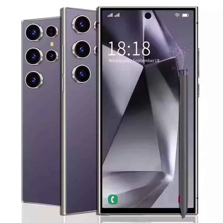 Hot Selling S24 Ultra Unlocked Smartphone 48MP+108MP 16GB+1TB 7.3 Inch 5G Android Mobile Phone - Pulse Electro