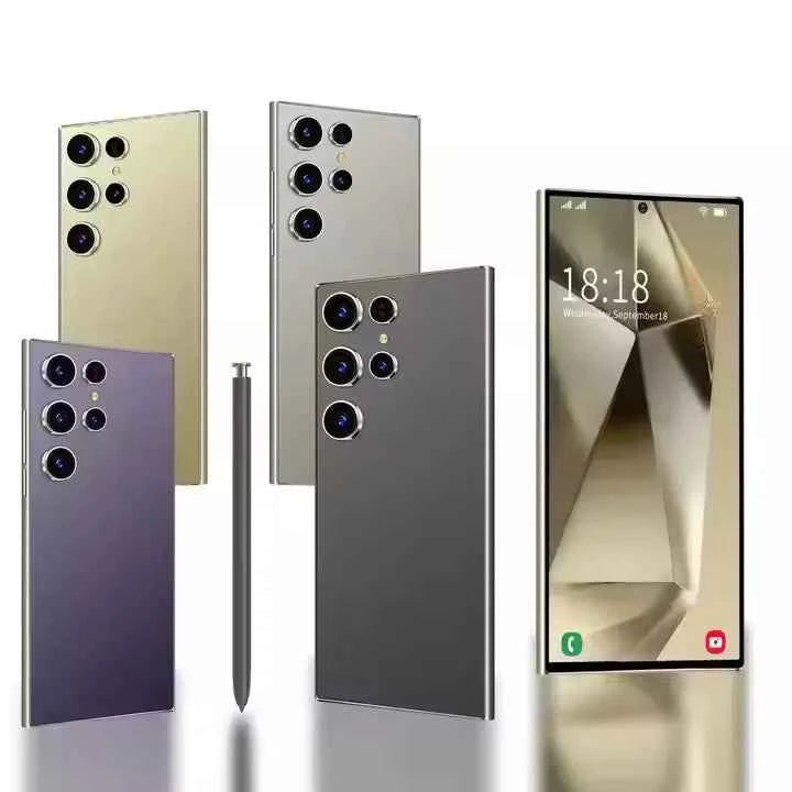 Hot Selling S24 Ultra Unlocked Smartphone 48MP+108MP 16GB+1TB 7.3 Inch 5G Android Mobile Phone - Pulse Electro
