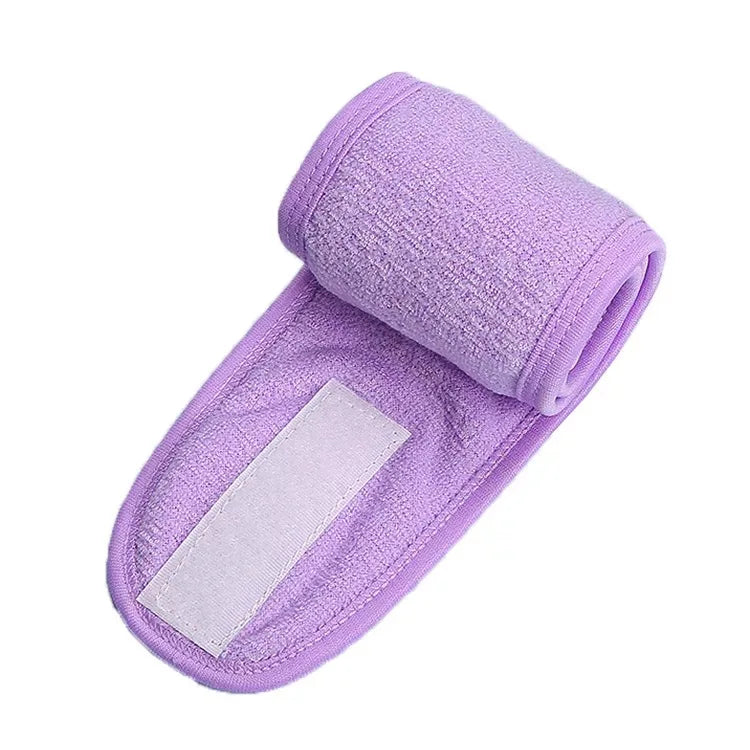 Solid Color Multifunction Women Headbands Face Wash/Yoga/Makeup Velcro Adjustable Hairbands Hair Accessories