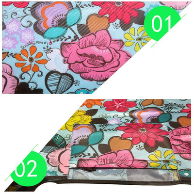 Thick Foldable Shopping Storage Bag Large Capacity Reusable Grocery Bag Eco Friendly Supermarket Waterproof Shoulder Bag