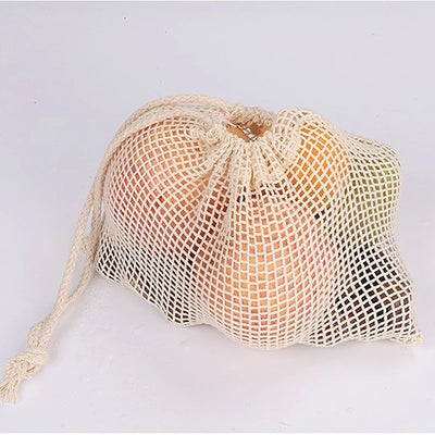 3 6 10pcs Reusable Produce Bags Set Eco Bag Cotton Mesh Vegetable Bags for Fruit Vegetable Storage Bags Reusable Shopping Bag
