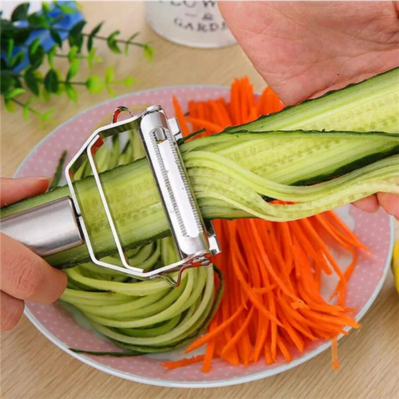 High Quality Stainless Steel Grater, Julienne Peeler Vegetables and Fruit Peeler Vegetable Slicer kitchen Tool