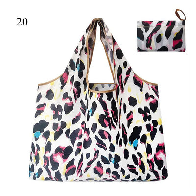 Thick Foldable Shopping Storage Bag Large Capacity Reusable Grocery Bag Eco Friendly Supermarket Waterproof Shoulder Bag