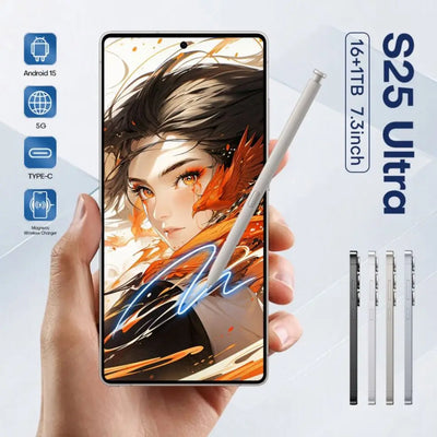 S25 Phone 14 Pro Max Unlocked 7.3 Snch 16GB + 1TB Smartphone Celulares 14 Pro Max - Pulse Electro