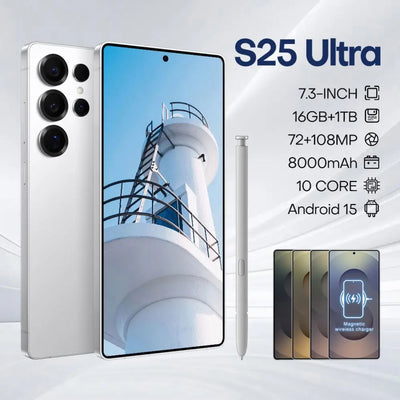S25 Phone 14 Pro Max Unlocked 7.3 Snch 16GB + 1TB Smartphone Celulares 14 Pro Max - Pulse Electro