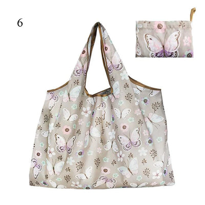 Thick Foldable Shopping Storage Bag Large Capacity Reusable Grocery Bag Eco Friendly Supermarket Waterproof Shoulder Bag