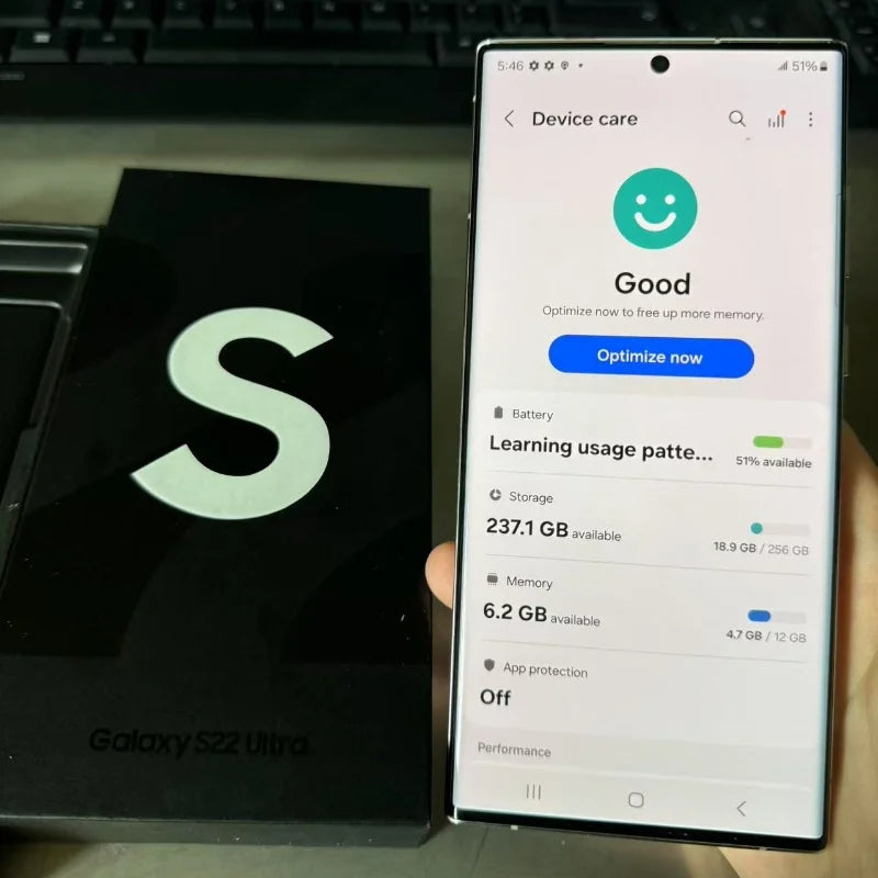 Original Genuine Unlocked Used for Samsung Galaxy S22Ultra 5G 99% New 6.8Inch 5000mAh Flagship 120hz 40+108MP Mobile Phones - Pulse Electro