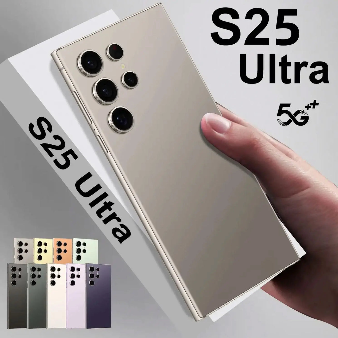 2025 S25 Ultra 5G Smartphone - 16GB RAM, 1TB Storage, 7.3 Inch Screen, Dual SIM, Unlocked Android Mobile with Stylus - Pulse Electro