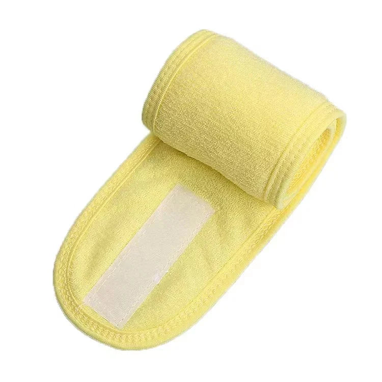 Solid Color Multifunction Women Headbands Face Wash/Yoga/Makeup Velcro Adjustable Hairbands Hair Accessories