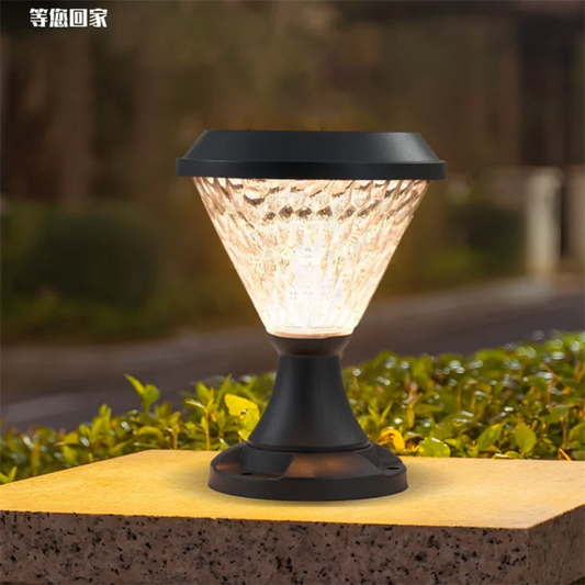 Ip65 Waterproof Aluminum Outdoor Solar Garden Light - Fashionable and Simple LED Pathway Lighting for Garden and Yard