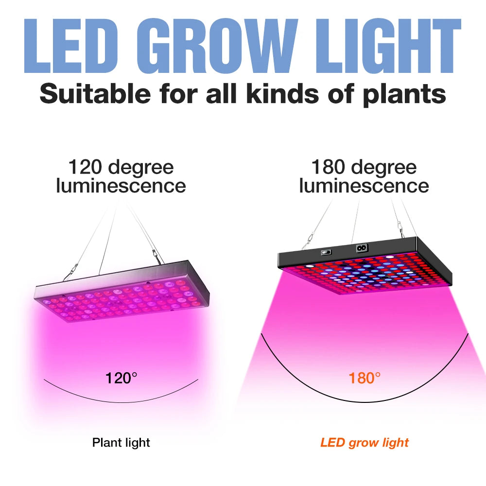 EU US UK Plug Vegetables Seed Phyto Grow Lamp LED Full Spectrum Hydroponic System Growing Light 30W 50W Seedling Fito Lampy 220V