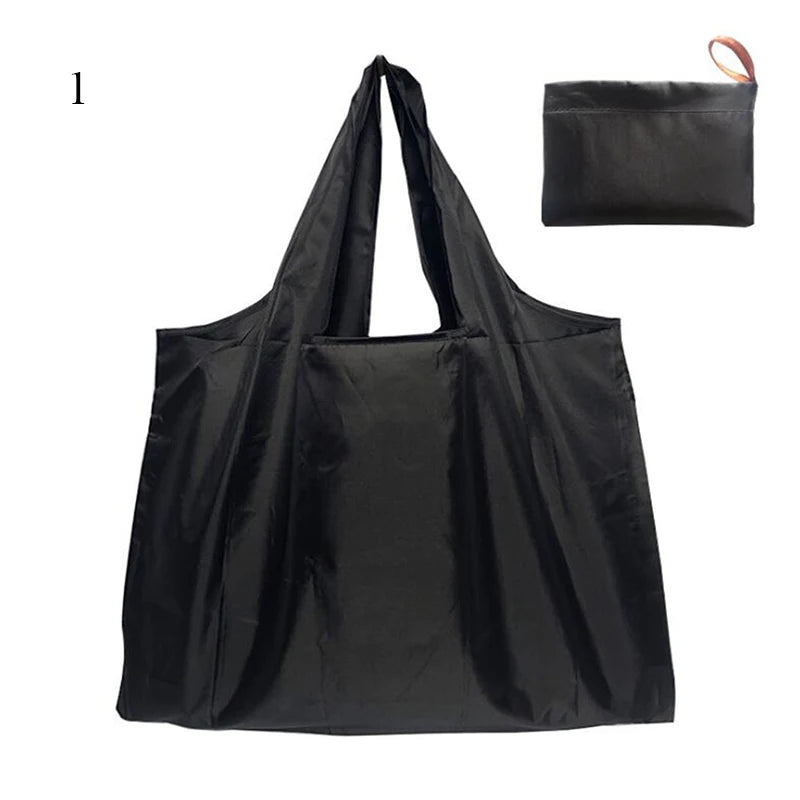 Thick Foldable Shopping Storage Bag Large Capacity Reusable Grocery Bag Eco Friendly Supermarket Waterproof Shoulder Bag