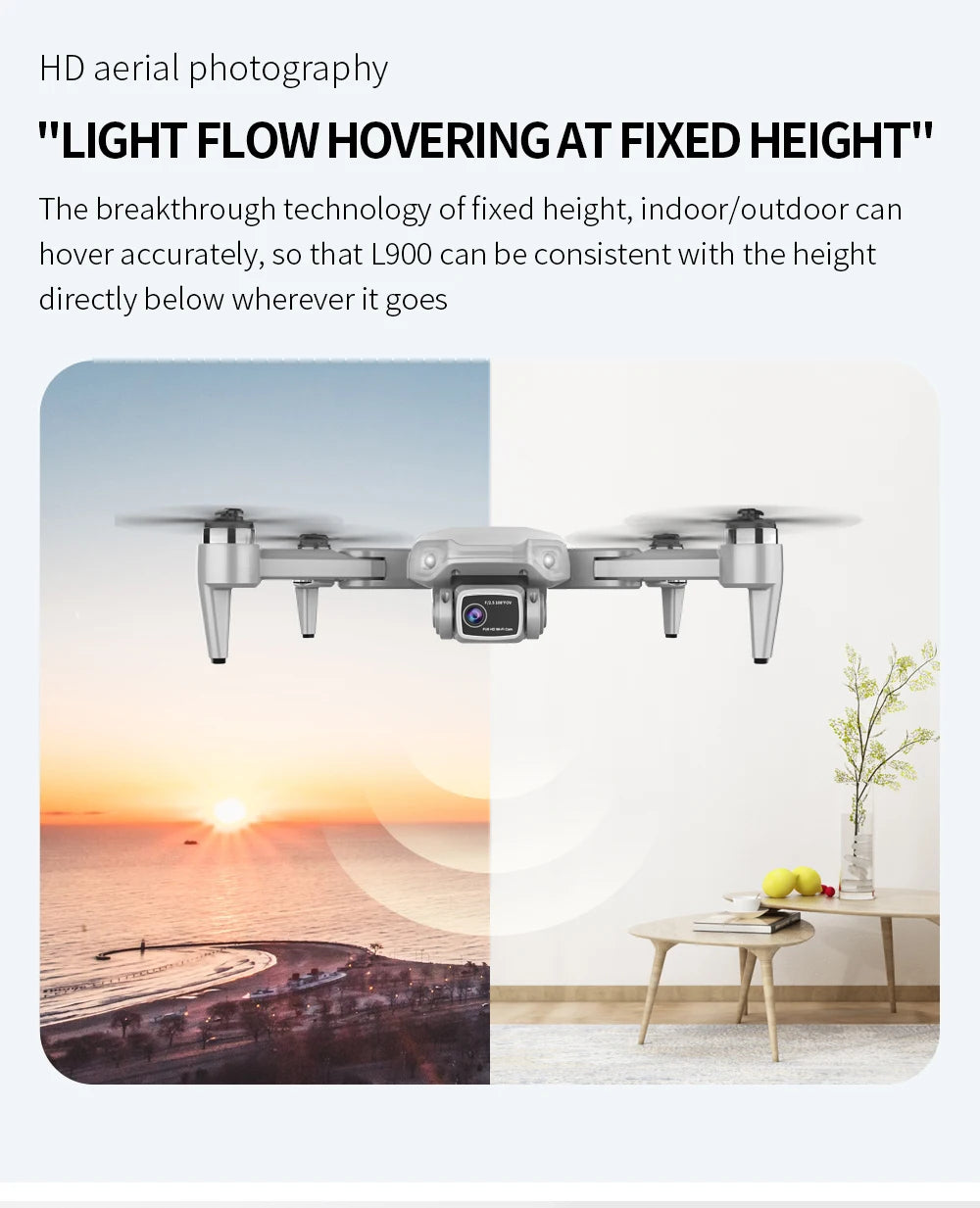 L900 Pro 4K Professional 5G GPS HD Dual Camera Photography Brushless Foldable Quadcopter Drone