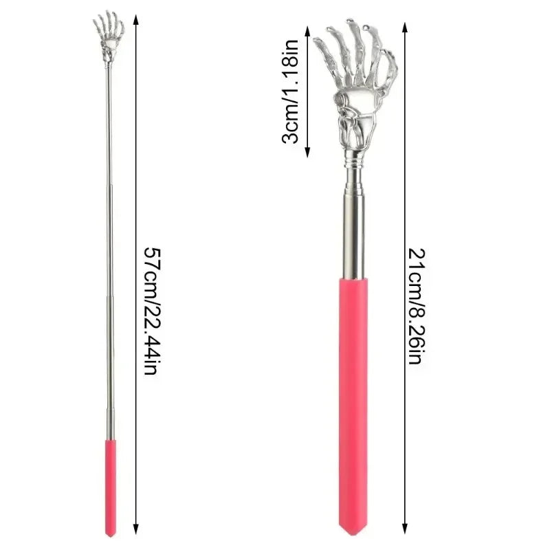 New Telescoping Stainless Steel Products Back Scratcher Back Scratching Relaxation Massager Kit