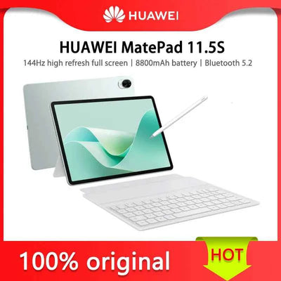 HUAWEI MatePad 11.5S Tablet with 144Hz High Refresh Full Screen, Huawei Notes, WPS Support & 8800mAh Battery - Pulse Electro