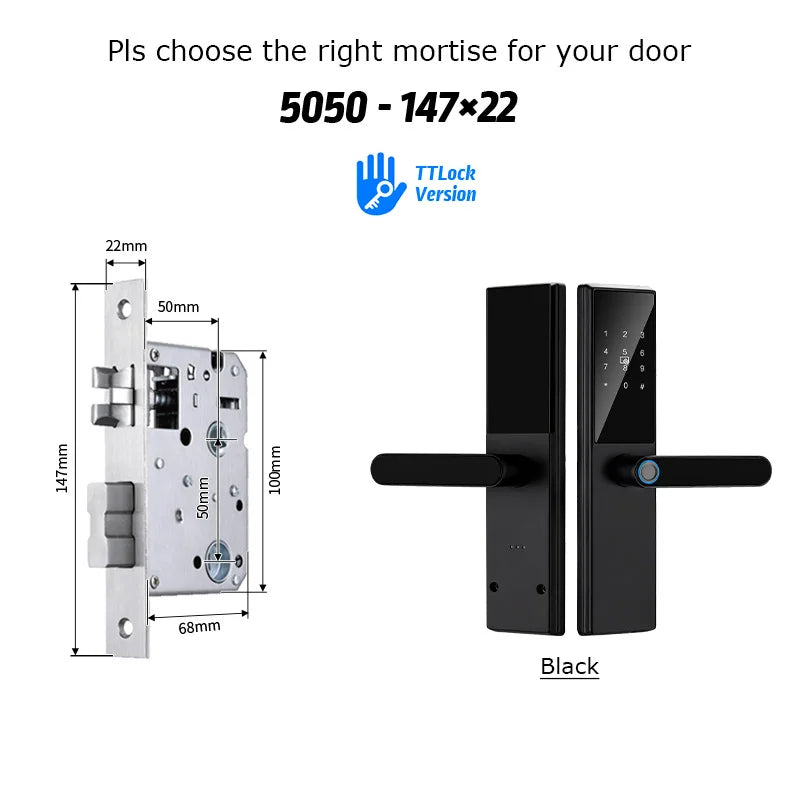 Bluetooth Fingerprint Door Lock TTLock