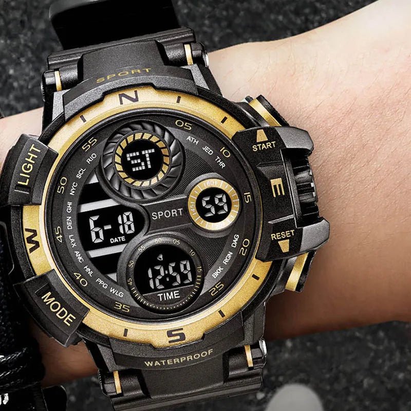 Outdoor Military Digital Watch for Men Sports Style