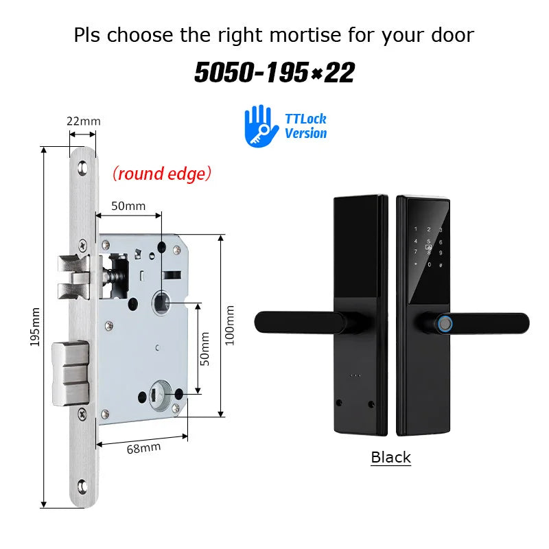 Bluetooth Fingerprint Door Lock TTLock