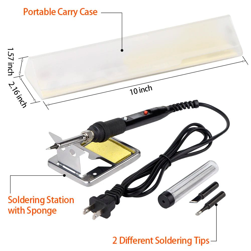 JCD 80W Electric Soldering Iron Kit