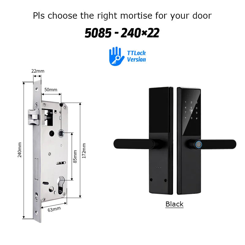 Bluetooth Fingerprint Door Lock TTLock