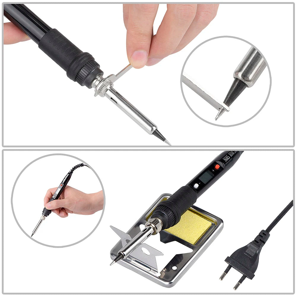 JCD 80W Electric Soldering Iron Kit