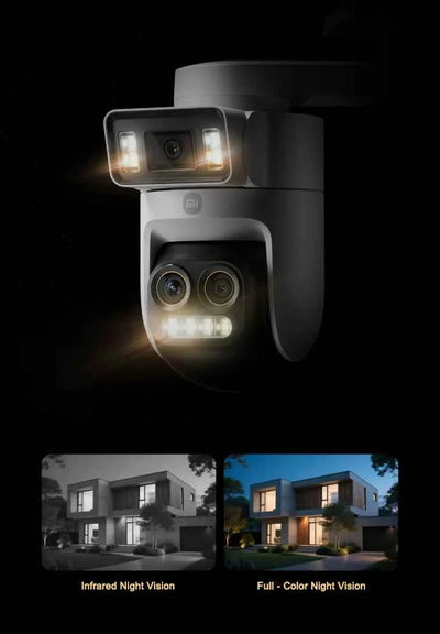 XIAOMI Smart Outdoor Camera 4 Pro Triple Camera Zoom Edition - 360° 5MP 3K with 9x Hybrid Zoom and IP66 Rating - Pulse Electro