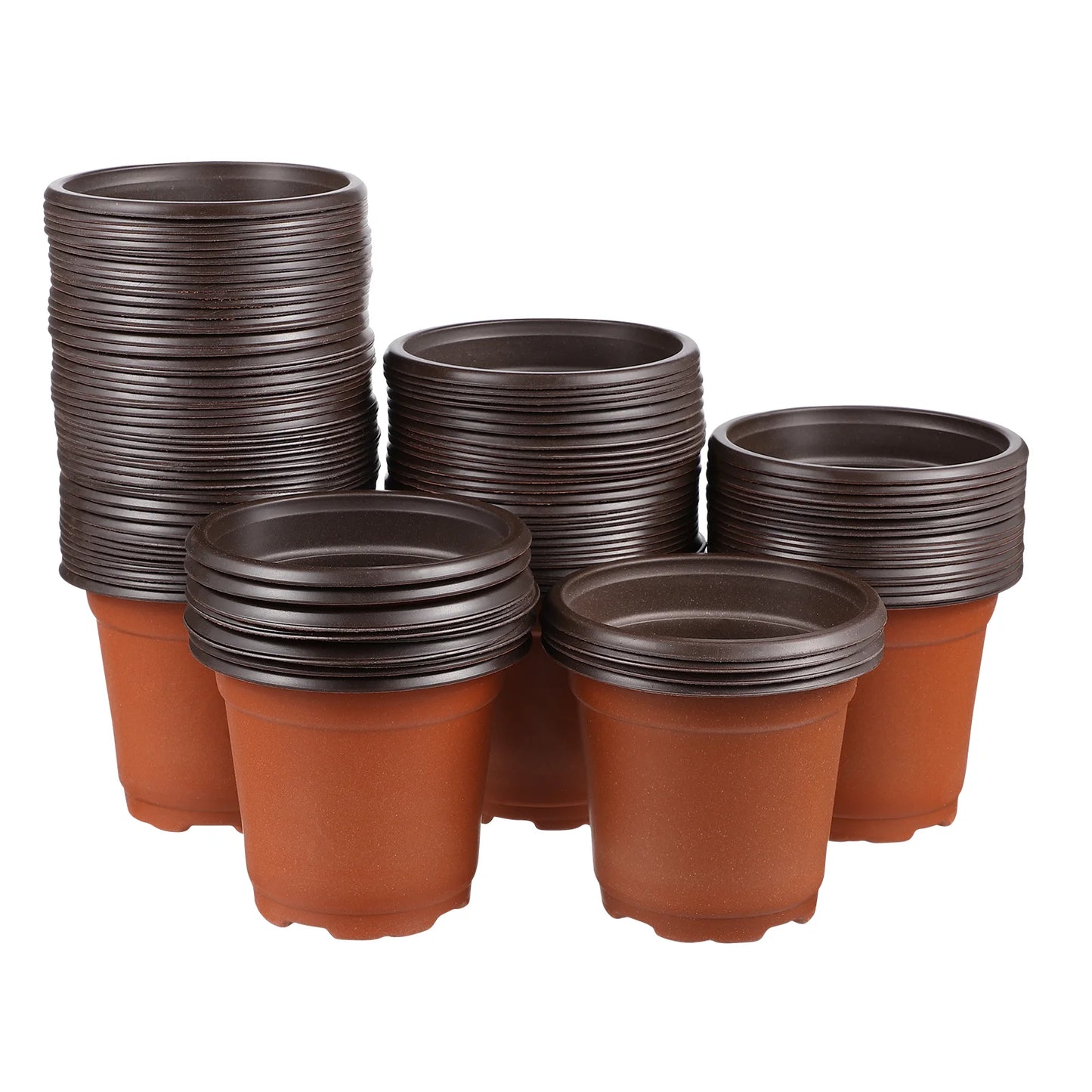 100 Pcs Plant Pots Flower Planter Indoor Flowers Plants Garden Basins Containers