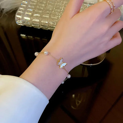 5Pcs Set Gold/Silver Color Fashion Charm Bracelet Women Retro Glossy Geometric Metal Twist Chain Bangles Bracelet Set Jewelry