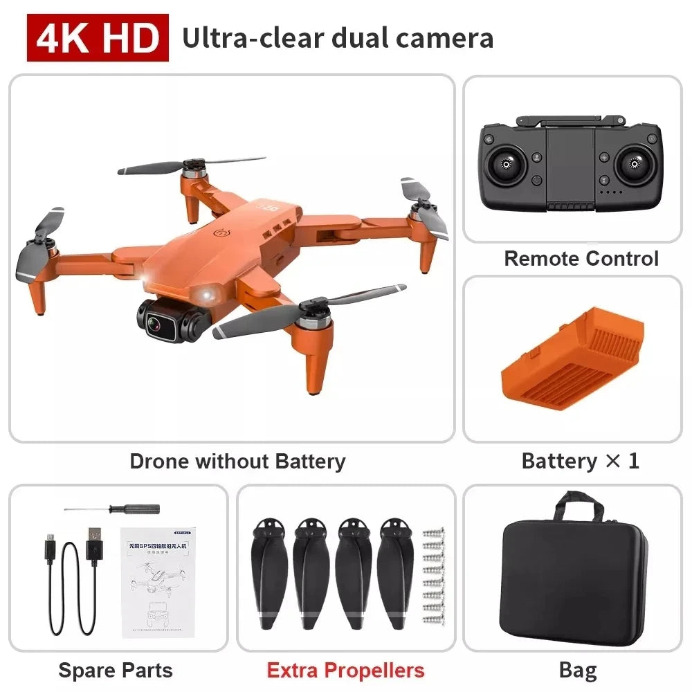 L900 Pro 4K Professional 5G GPS HD Dual Camera Photography Brushless Foldable Quadcopter Drone