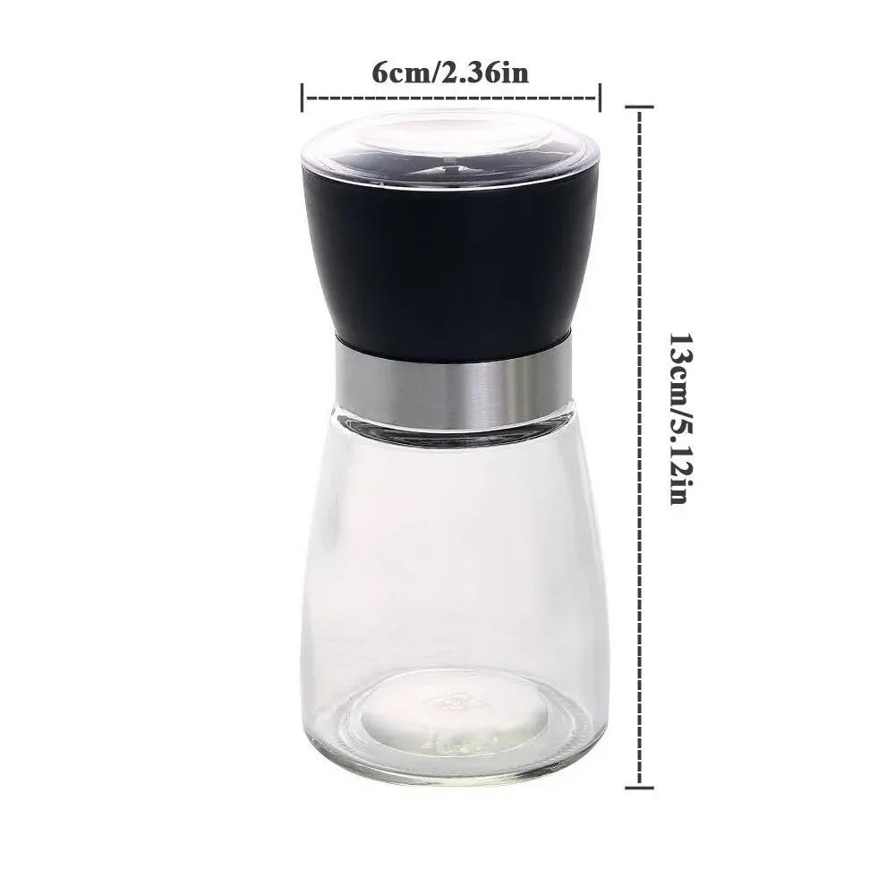 Manual Salt Pepper Mill Adjustable  Seasoning Bottle