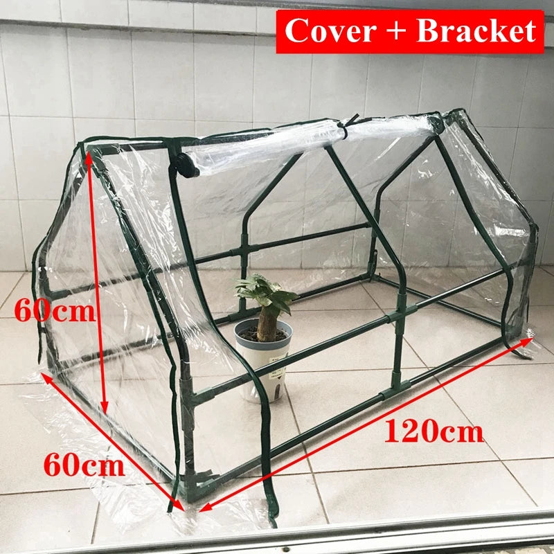 Garden Greenhouse Cover Plant Sun Room Flower Potted Anti freezing Rainproof Warm Hothouse Cover Plant Seedling Shed Green House