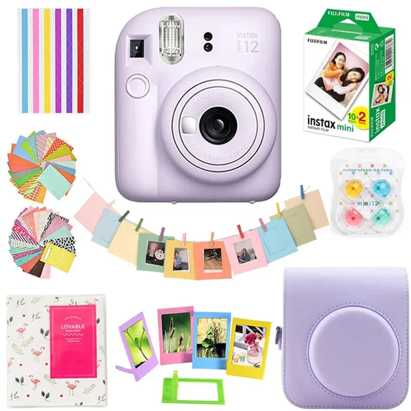 Fuji Fujifilm Instax Mini 11 Instant Camera Film Photo Snapshot Printing Camera Shooting Insta Mini12 Camara Photographical Upgraded