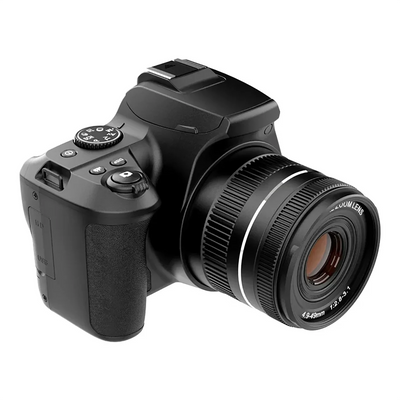 Digital Camera 4K 64MP Digital SLR Camera for Photography & Video 10X Optical Zoom Professional Cameras for YouTube with Flash