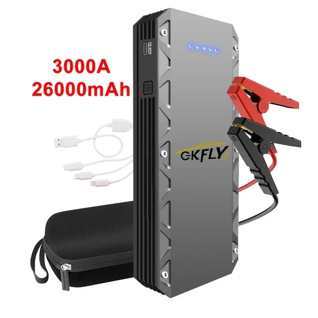 GKFLY High Power 2000A Starting Device 12V Car Jump Starter