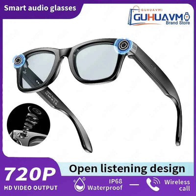 AI Smart Glasses with 8MP Camera, Bluetooth Call & Music Play, 100+ Languages Translation for Men and Women 2025 - Pulse Electro