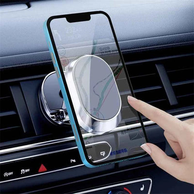 1080 Rotate Magnetic Car Phone Holder for iPhone, Samsung, Xiaomi - Foldable Magnet Cell Smartphone Support GPS Bracket - Pulse Electro