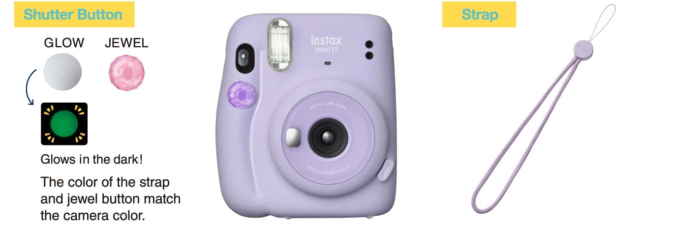 Fuji Fujifilm Instax Mini 11 Instant Camera Film Photo Snapshot Printing Camera Shooting Insta Mini12 Camara Photographical Upgraded