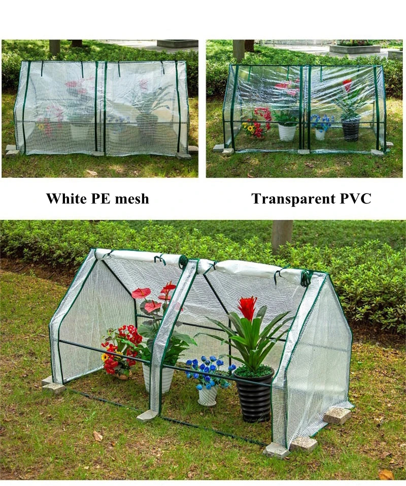 Garden Greenhouse Cover Plant Sun Room Flower Potted Anti freezing Rainproof Warm Hothouse Cover Plant Seedling Shed Green House