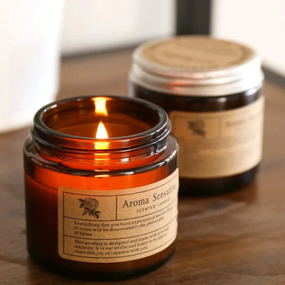 Soy scented Candles for Luxury Home Decoration and Celebrations - Smokeless Aromatic Essential Oil Candle - Pulse Electro