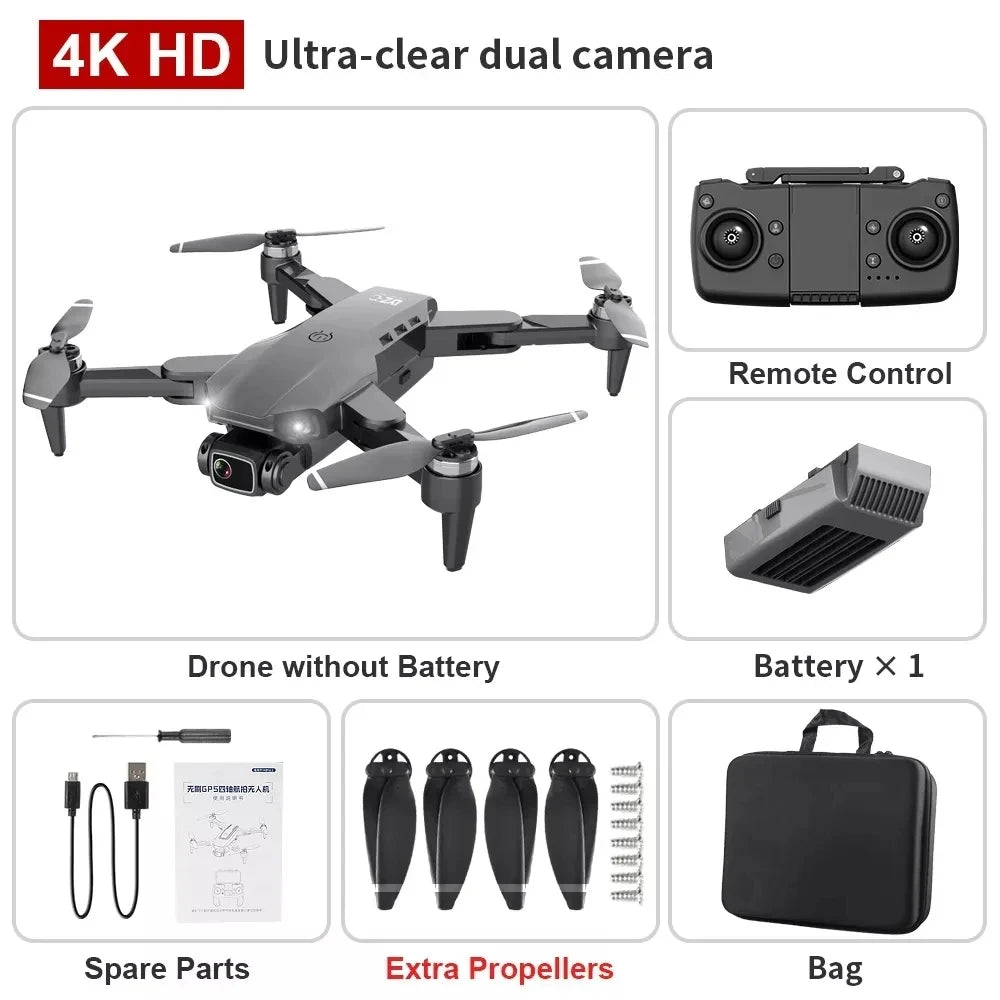 L900 Pro 4K Professional 5G GPS HD Dual Camera Photography Brushless Foldable Quadcopter Drone