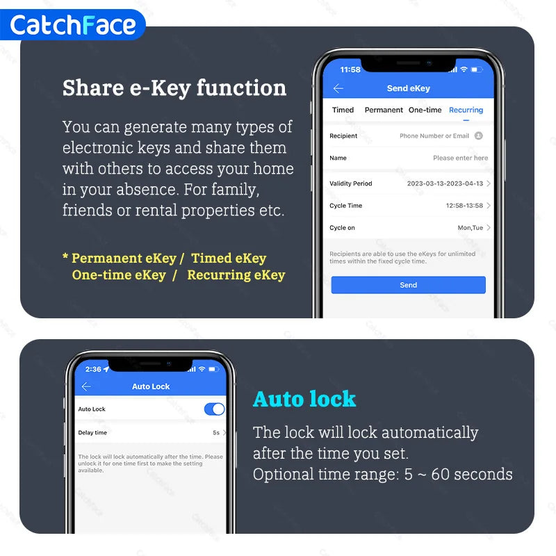 Bluetooth Fingerprint Door Lock TTLock