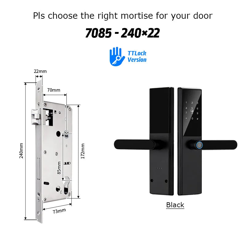 Bluetooth Fingerprint Door Lock TTLock