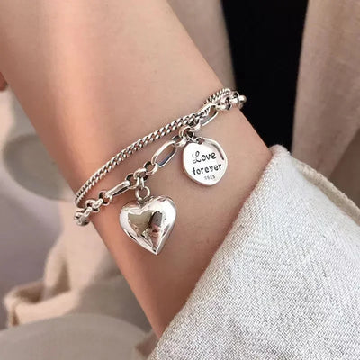5Pcs Set Gold/Silver Color Fashion Charm Bracelet Women Retro Glossy Geometric Metal Twist Chain Bangles Bracelet Set Jewelry