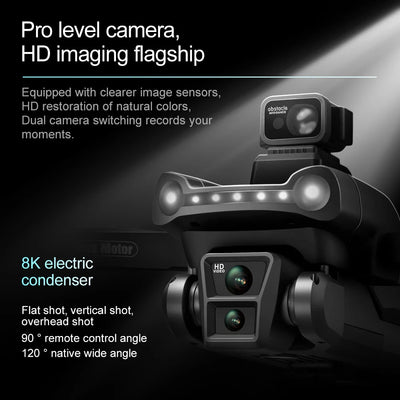 Xiaomi V198GPS Professional Drone ESC 8K  HD Camera Brushless Obstacle Avoidance Aerial Optical Foldable Quadcopter Mini Drone