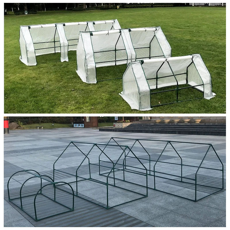 Garden Greenhouse Cover Plant Sun Room Flower Potted Anti freezing Rainproof Warm Hothouse Cover Plant Seedling Shed Green House