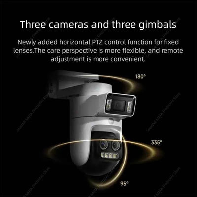 XIAOMI Smart Outdoor Camera 4 Pro Triple Camera Zoom Edition - 360° 5MP 3K with 9x Hybrid Zoom and IP66 Rating - Pulse Electro