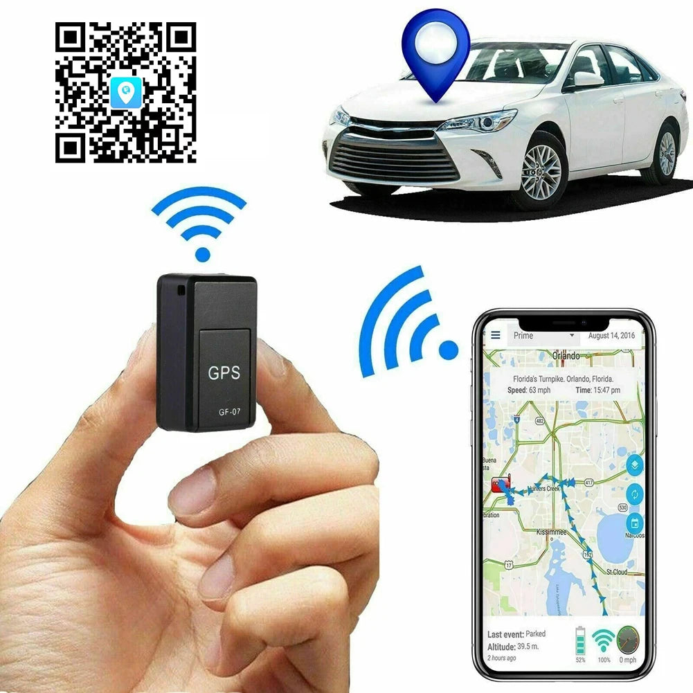 Mini Car GPS Tracker GF-07 Real Time Tracking Anti-Theft Anti-lost Locator Strong Magnetic Mount SIM Message Positioner