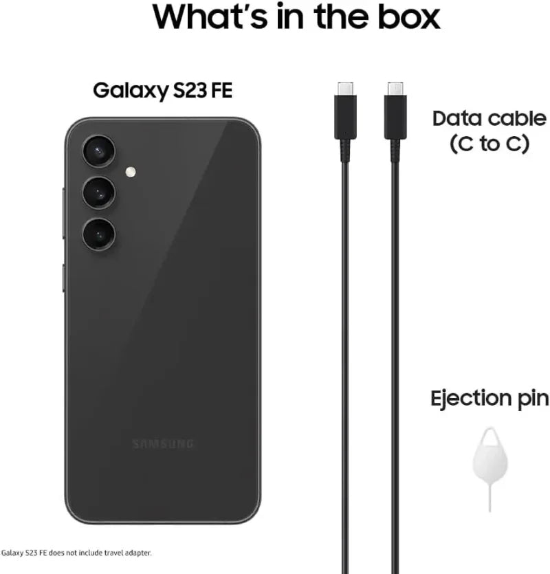 Samsung Galaxy S23 FE 5G Unlocked Android Cell Phone - 6.4" AMOLED, 8GB RAM, 128/256GB Storage, Snapdragon, NFC - Pulse Electro
