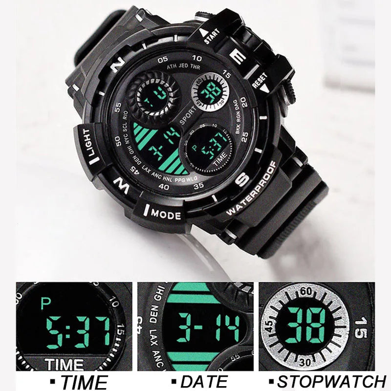 Outdoor Military Digital Watch for Men Sports Style